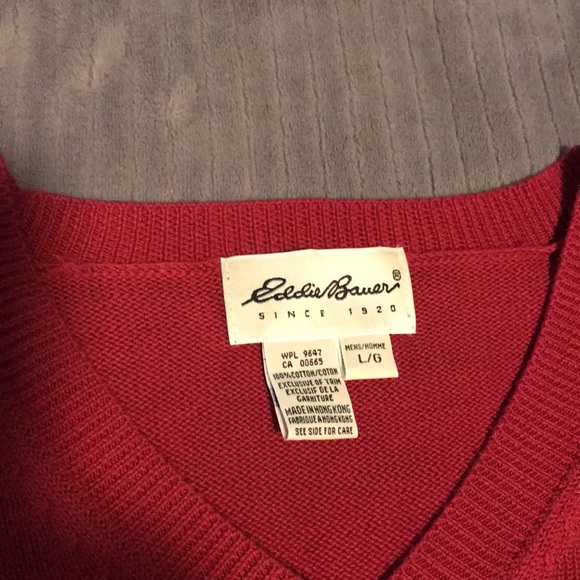 Eddie Bauer V neck sweater - Picture 4 of 7